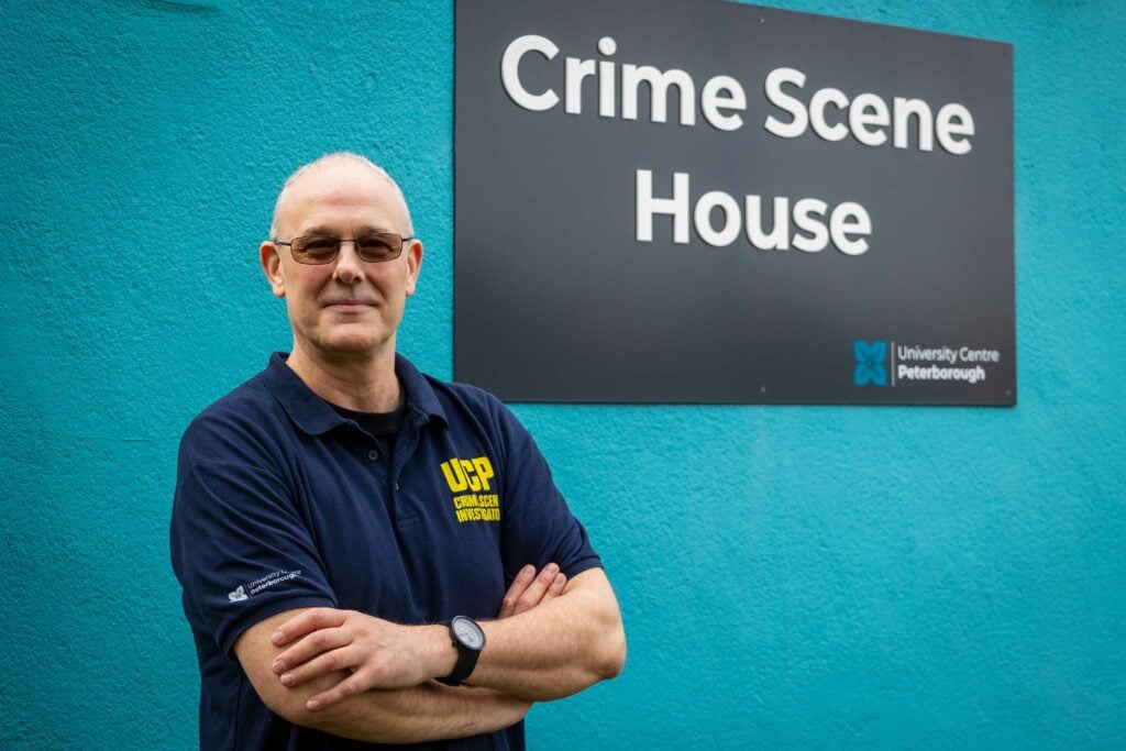 Rob Stewart, HE Lecturer in Forensic Investigation at University Centre Peterborough